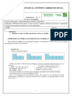 1 Atividade Portfólio Matemática - 7ºANO