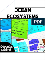 17 - Ocean Ecosystem and Organisms Interactive Notebook
