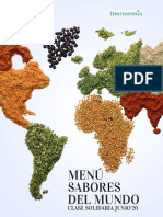 Menú Sabores Del Mundo