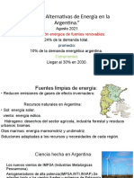 Fuentes Alternativas de Energía en La Argentina