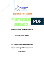 Portafolio Unidad 2: Legislación Laboral