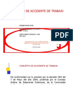 Aspectos Sobre Accidentes de Trabajo Diapositivas