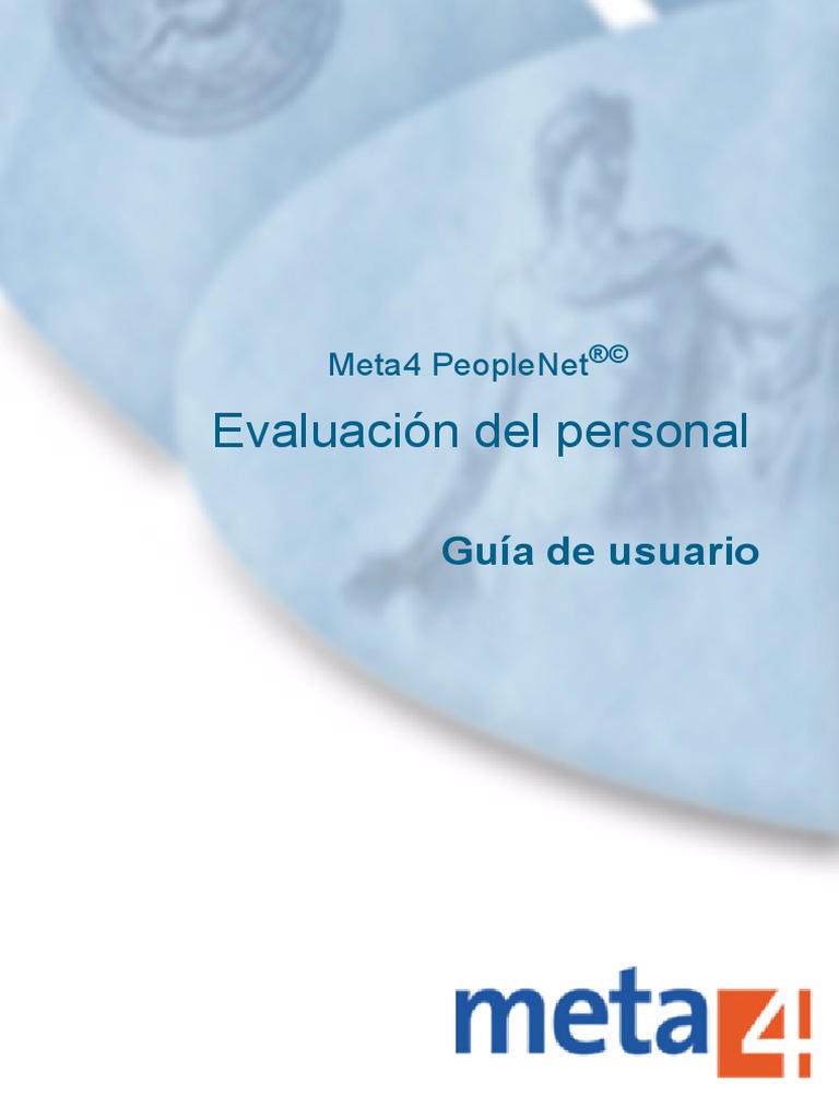 GuiaUsuarioEvaluaciondePersonal Meta4 | PDF | Evaluación | Diseño