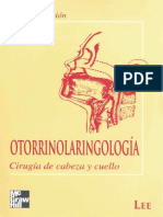 Otorrinolaringología Cirugía de Cabeza y Cuello - Lee 7ed