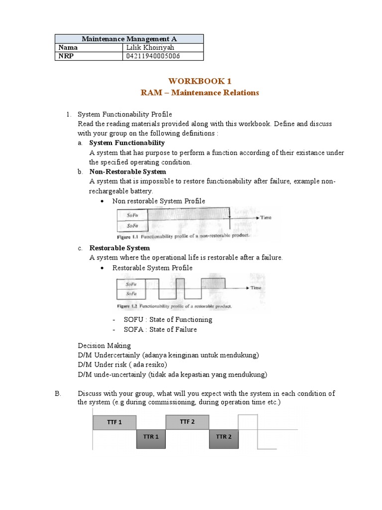 Maintenance Management A Pdf Reliability Engineering Business