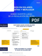 Instrumentos en Dolares para Operar Luego de Nuevas Regulaciones