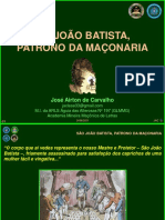 SÃ o JoÃ o Patrono Da MaÃ Onaria (JosÃ© Airton)