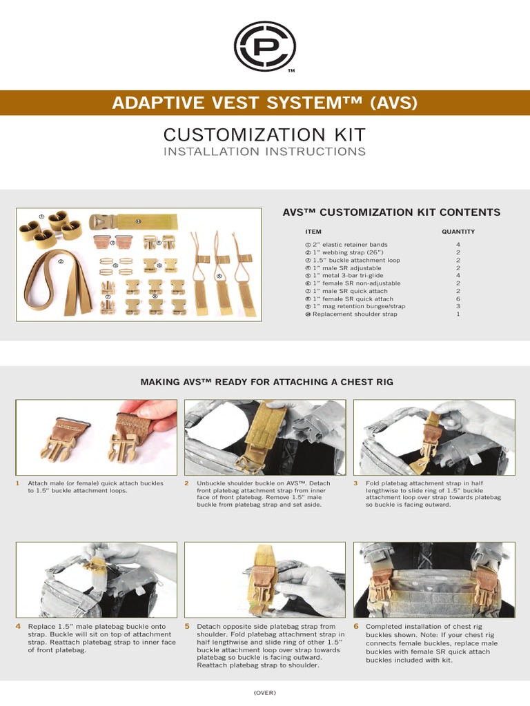 CryePrecision-AVSAK1-AVS Customization Kit (Web) | PDF | Manufactured ...