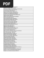 Lista de El Deposito de Fox | PDF | Ocio