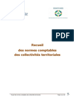 Recueil Des Normes Comptables Des Collectivités Territoriales Du 03-05-2021