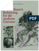 WELLBERY DAVID E SCHOPENHAUERS BEDEUTUNG für die moderne Literatur