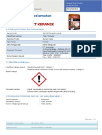 MSDS GM 420 - Perekat Keramik