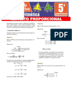 Reparto Proporcional para Quinto Grado de Secundaria