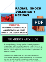 Hemorragias, Shock Hipovolemico y Heridas