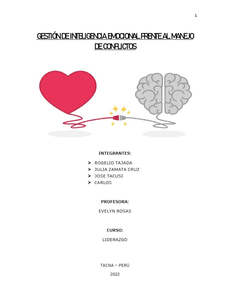 Inteligencia Emocional y Conflictos Laborales | PDF | Las emociones ...