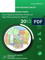 Produk Domestik Regional Bruto Kota Tegal Menurut Lapangan Usaha 2013-2017