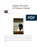 The Moral Challenge of 'Caritas in Veritate'
