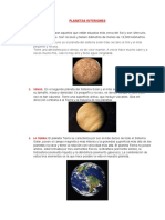 Planetas Interiores