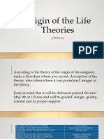 Origin of The Life Theories