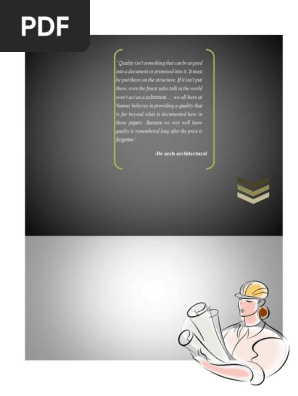 Construction quote with spec