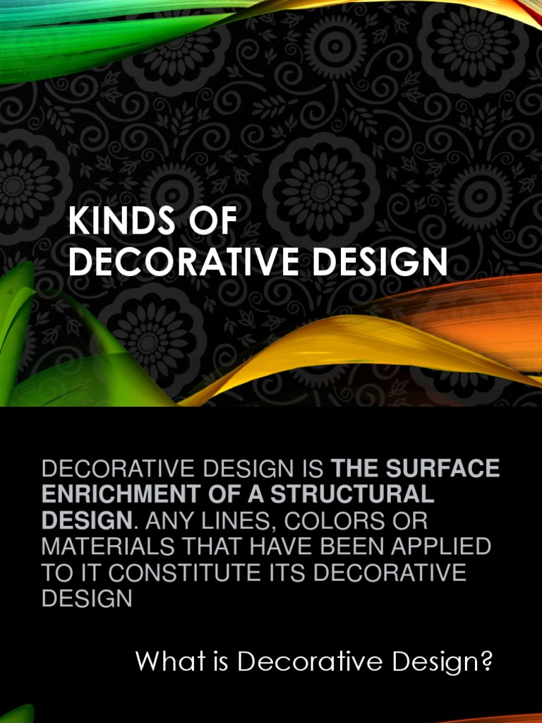 Kinds-Of-Decorative-Design LESSON 3 | PDF | Shape | Pattern