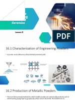 Lesson 5. Particulate Processing of Metals and Ceramics