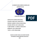 Makalah Sosiologi Kriminal Kelompok Ii