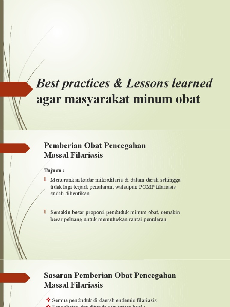 Best Practices & Lessons Learned | PDF