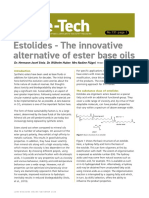 Lube Tech 131 Estolides The Innovative Alternative of Ester Base Oils