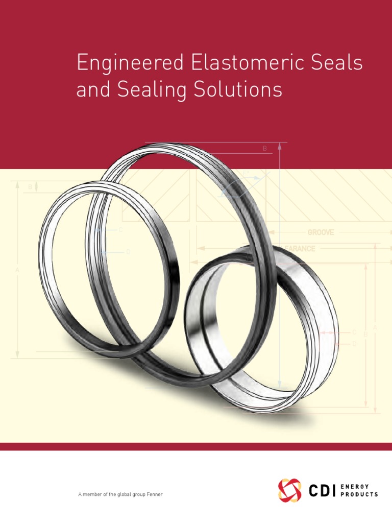 CDI Elastomeric Seals Design Guide 2015 PDF Wear Friction
