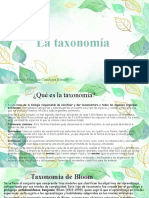 La Taxonomía