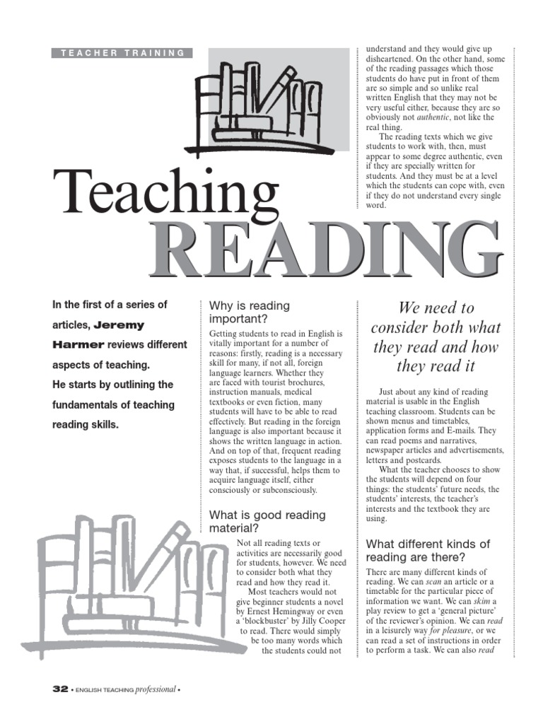 The fundamentals of teaching reading skills pdf