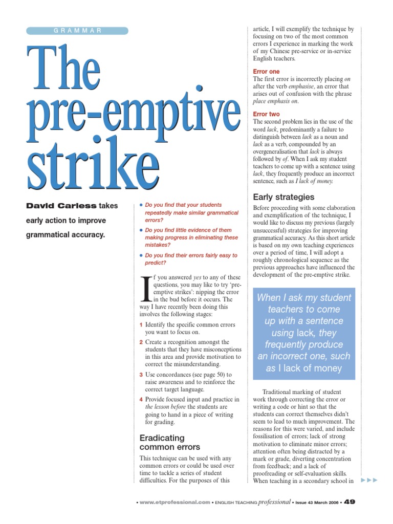 What Is Grammatical Accuracy