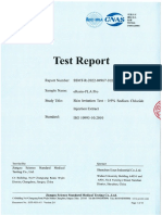 Resin Test Report