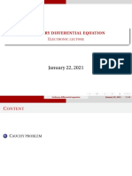 Ordinary Differential Equation