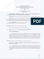 C.O. 1038, S. 2023 - Ordinance Amending C.O. 978, S. 2021 or The CENRO Level Up Ordinance