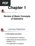 Chapter 1 Review of Basic Concepts of Statistics