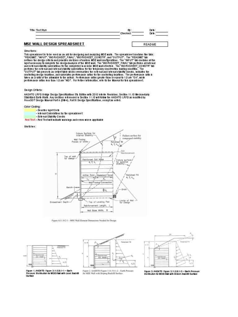 MSE Wall Design | PDF