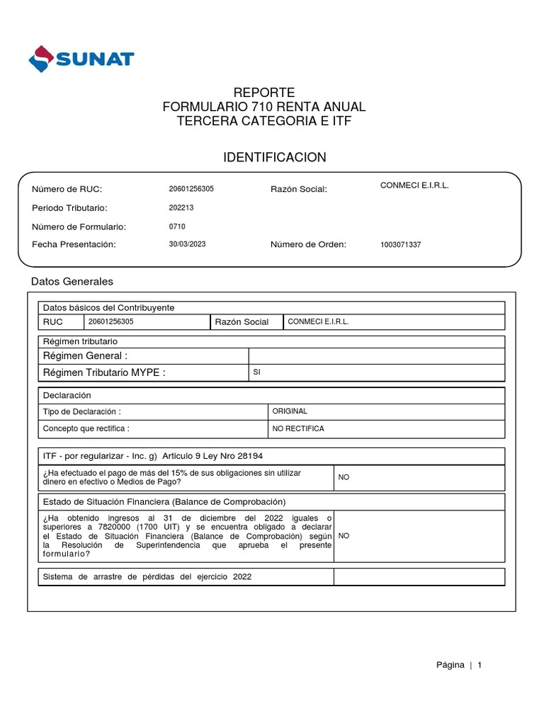 Formulario 710 Renta Anual 2022 | PDF | Impuesto sobre la renta | Impuestos