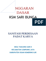 Anggaran Dasar KSM Tanjung Sari