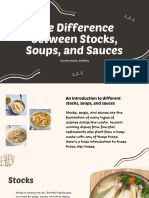 The Difference Between Soups, Sauces, and Stocks