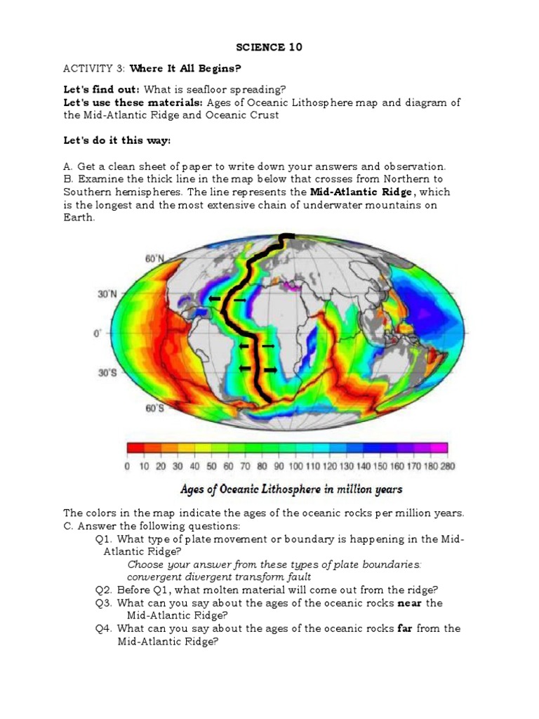 Science 10 Activity 3 | PDF