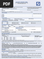 Account Opening Form NR Individual