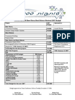 2007 Budget As Approved On Dec 19 2006