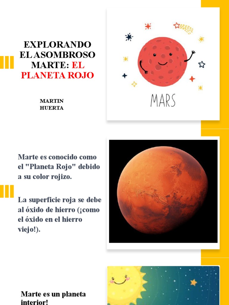 Marte: Características para Niños | PDF | Marte | Tierra, image size:768x1024