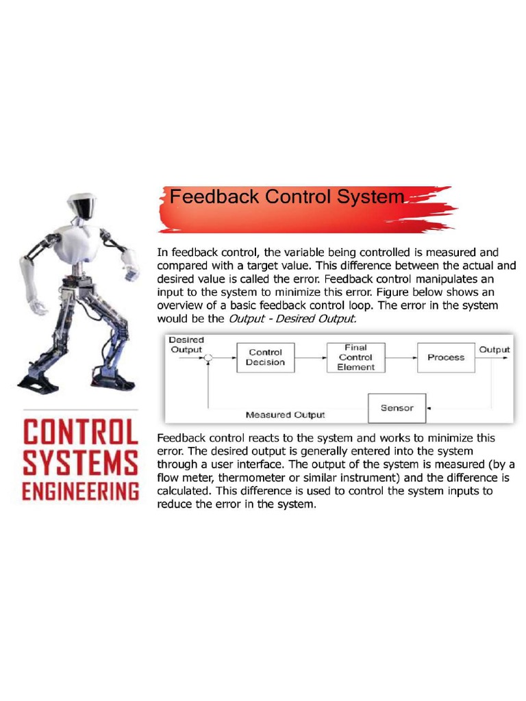 Lecture 2 Feedback Control PDF