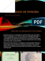 Seperation of Powers & Checks and Balances