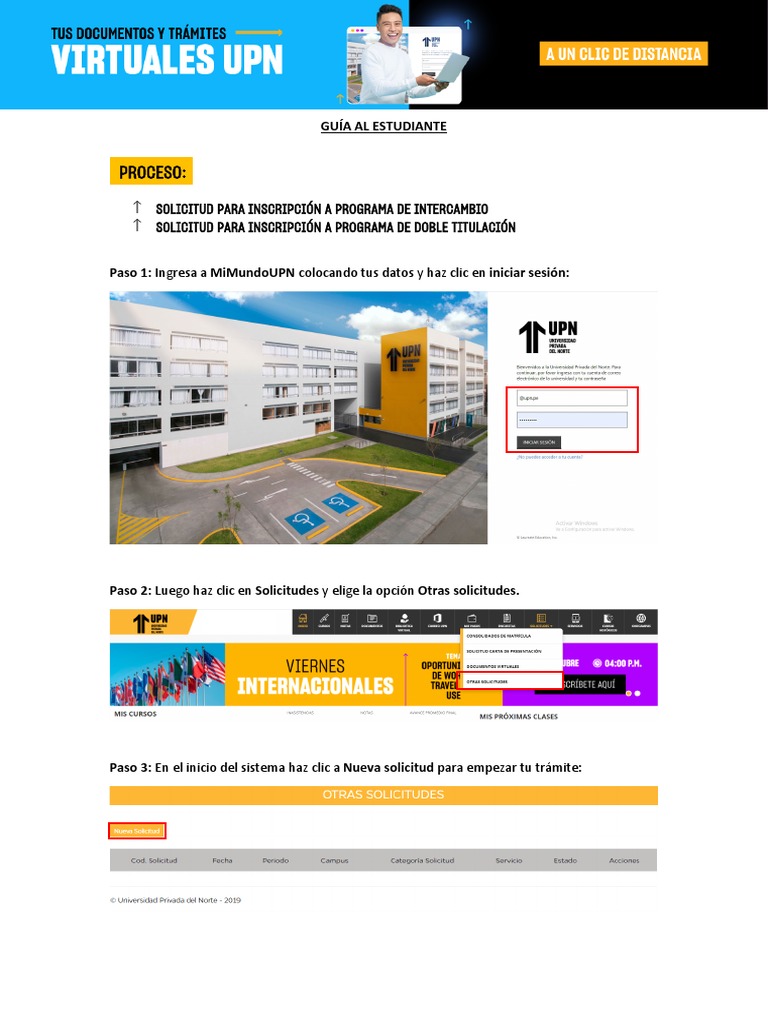 Guía de Inscripción: Doble Titulación UPN | PDF | Informática