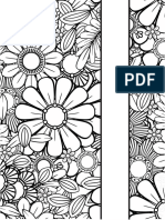 Spring Coloring Pages Hello Spring Flower Doodle For Adults