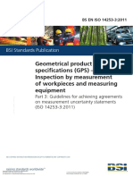 Geometrical Product Specifications (GPS) - Inspection by Measurement of Workpieces and Measuring Equipment